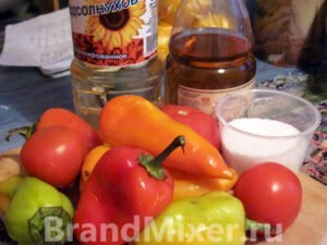 Маринованный сладкий перец в мультиварке
